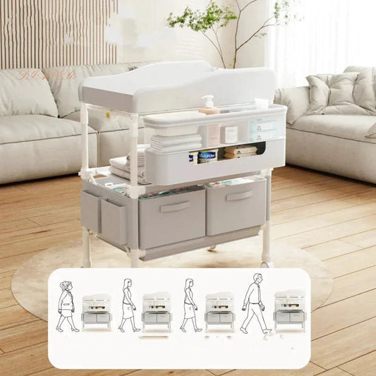 Baignoire Bébé Pliable Avec Table À Langer