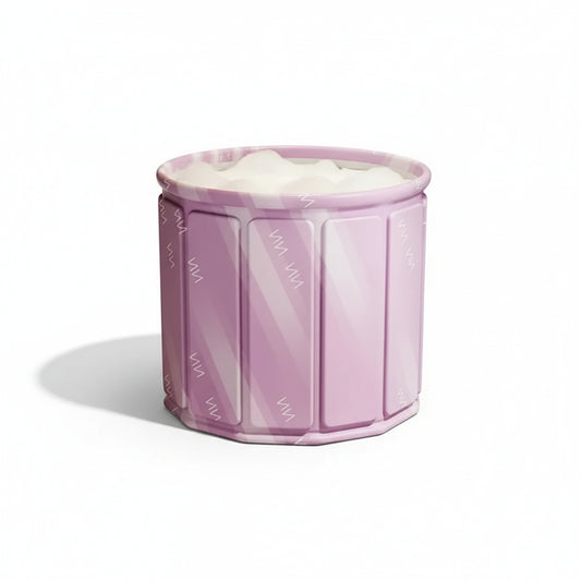 Baignoire Pliable Adulte Ronde rose