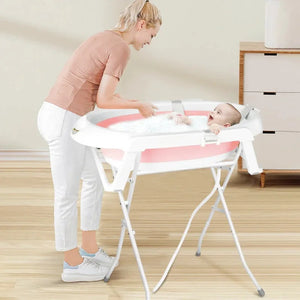Baignoire Bébé Pliable Sur Pied