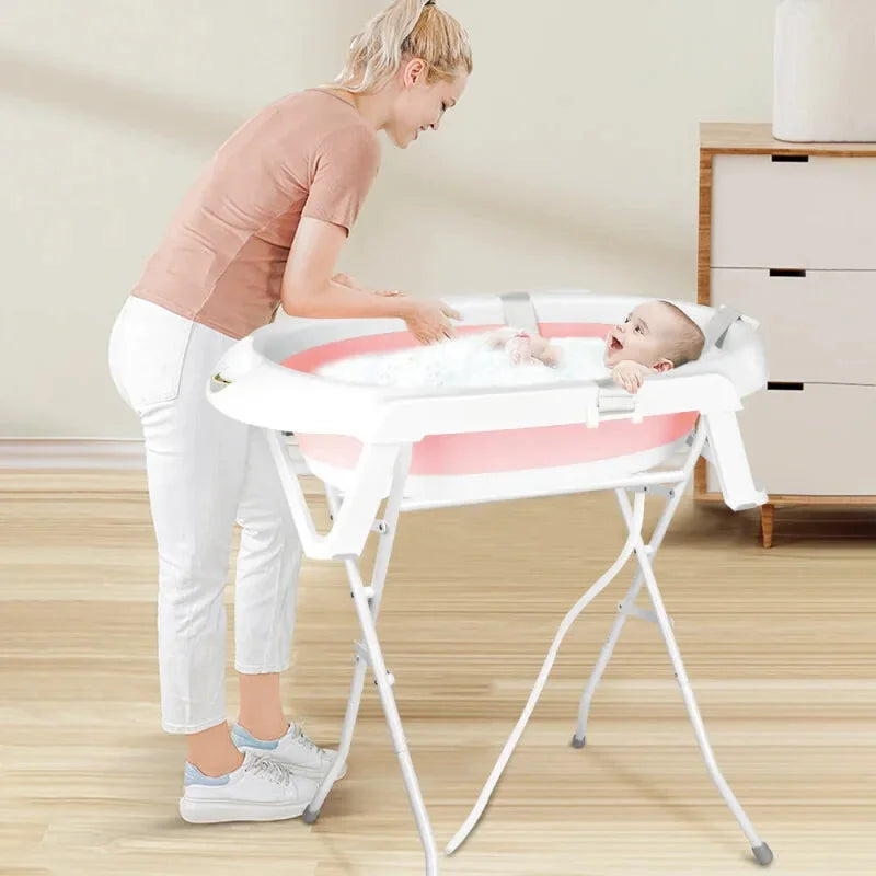 Baignoire Bébé Pliable Sur Pied
