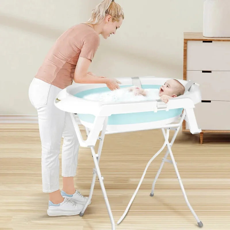 Baignoire Bébé Pliable Sur Pied