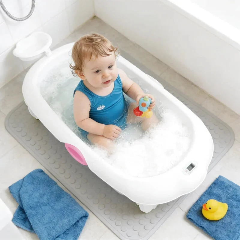 Baignoire Bébé Pliable Thermomètre