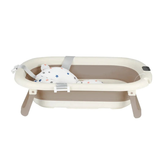 Baignoire Pliable Bébé Avec Coussin marron