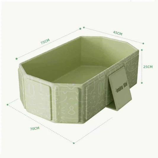 Baignoire Pliable Enfant 75cm x 45cm x 25cm