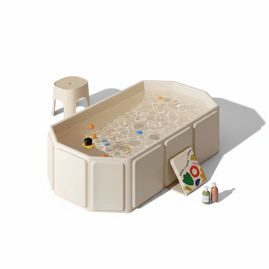 Baignoire Pliable Enfant 3 ans 75cm x 45cm x 25cm
